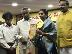 award received by Dr Soujanya