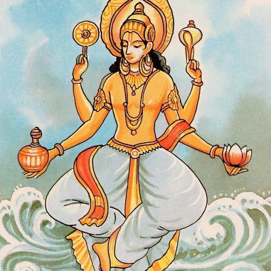 lord Dhanwantari, god of Ayurveda